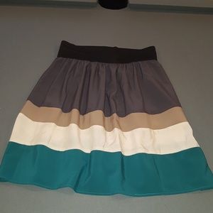 Cute Striped Skirt - Size Large Juniors